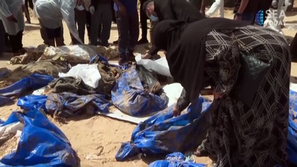 Civil Defense Recovers 283 Bodies From Temporary Burial Ground