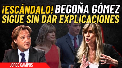 ¡ESCÁNDALO! Jorge Campos denuncia que Begoña Gómez no comparezca en la comisión de investigación