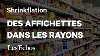 Shrinkflation : les supermarchés bientôt contraints de mettre des affichettes en rayon