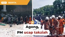 Nahas helikopter di Lumut: Agong, PM ucap takziah