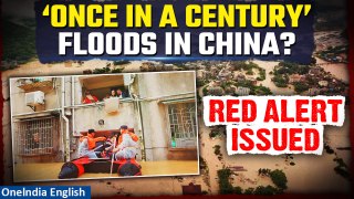 China Floods: Red alert sounded in China amid fears of massive 'once a century' floods| Oneindia
