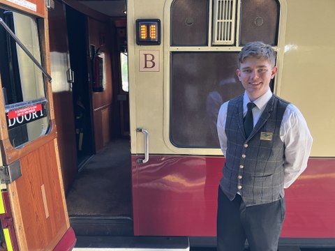 61306 Mayflower steam locomotive at Chichester railway station