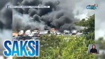 18 nakaparadang sasakyan sa NAIA Terminal 3, nilamon ng apoy | Saksi