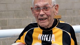 Meet Britain's oldest striker AGED 90