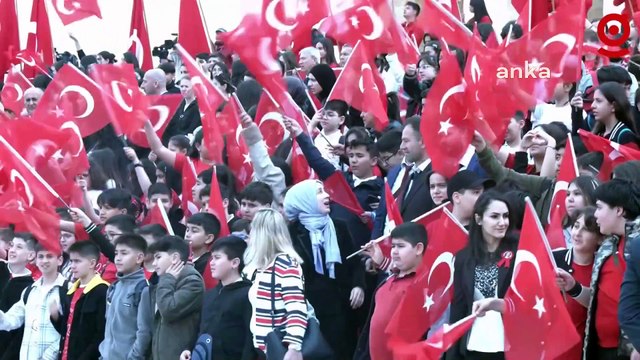 23 Nisan Ulusal Egemenlik ve Çocuk Bayramı dolayısıyla çocuklar Anıtkabir'e akın etti