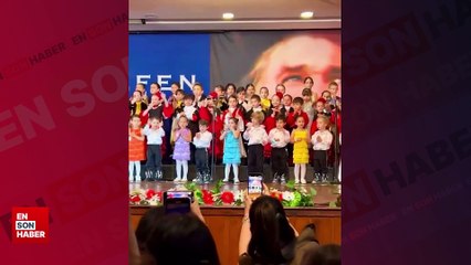 Fahriye Evcen'den oğlu Karan'ın gösterisine özel paylaşım