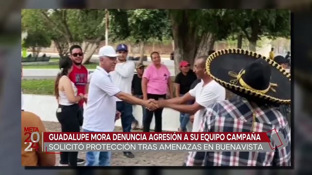 Encapuchados bloquean el paso a Sheinbaum en Chiapas. Paola Barquet, 22 de abril 2024