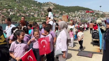 TCG Göksu Fırkateyni Alanya'da halka açıldı!