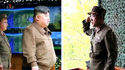 Kim supervisiona exercícios militares