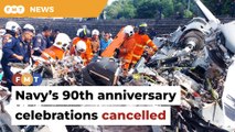 Navy cancels 90th anniversary celebrations after helicopter crash