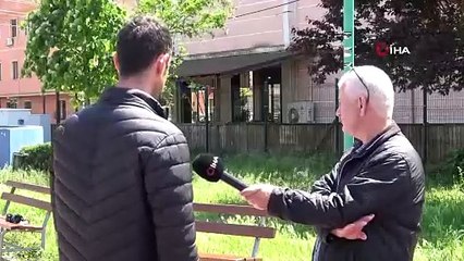 Bekçi ile boksör arasında ''pitbull'' kavgası kamerada
