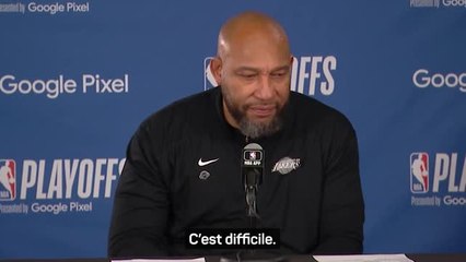 Lakers - "On ne peut pas utiliser l'arbitrage comme excuse"