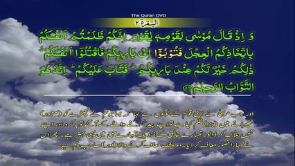 Surah 2 Al bakarh 47 59 Ruku 6 Word by word learning Quran in video in 4K