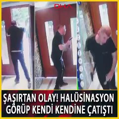 Mahalle karıştı! Halüsinasyon gördü, kendi kendine çatıştı