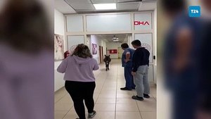 Yalova’da bir eşek, hastanenin acil servisine girdi; o anlar kamerada