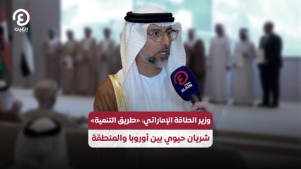 وزير الطاقة الإماراتي: «طريق التنمية» شريان حيوي بين أوروبا والمنطقة