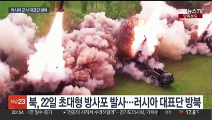 [단독] 러시아 대표단 방북…"북, 초대형 방사포 선전"