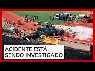 Dois helicópteros colidem no ar matando 10 pessoas na Malásia