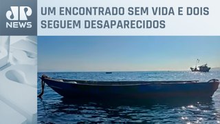Embarcação utilizada por pescadores desaparecidos em Ilhabela é encontrada
