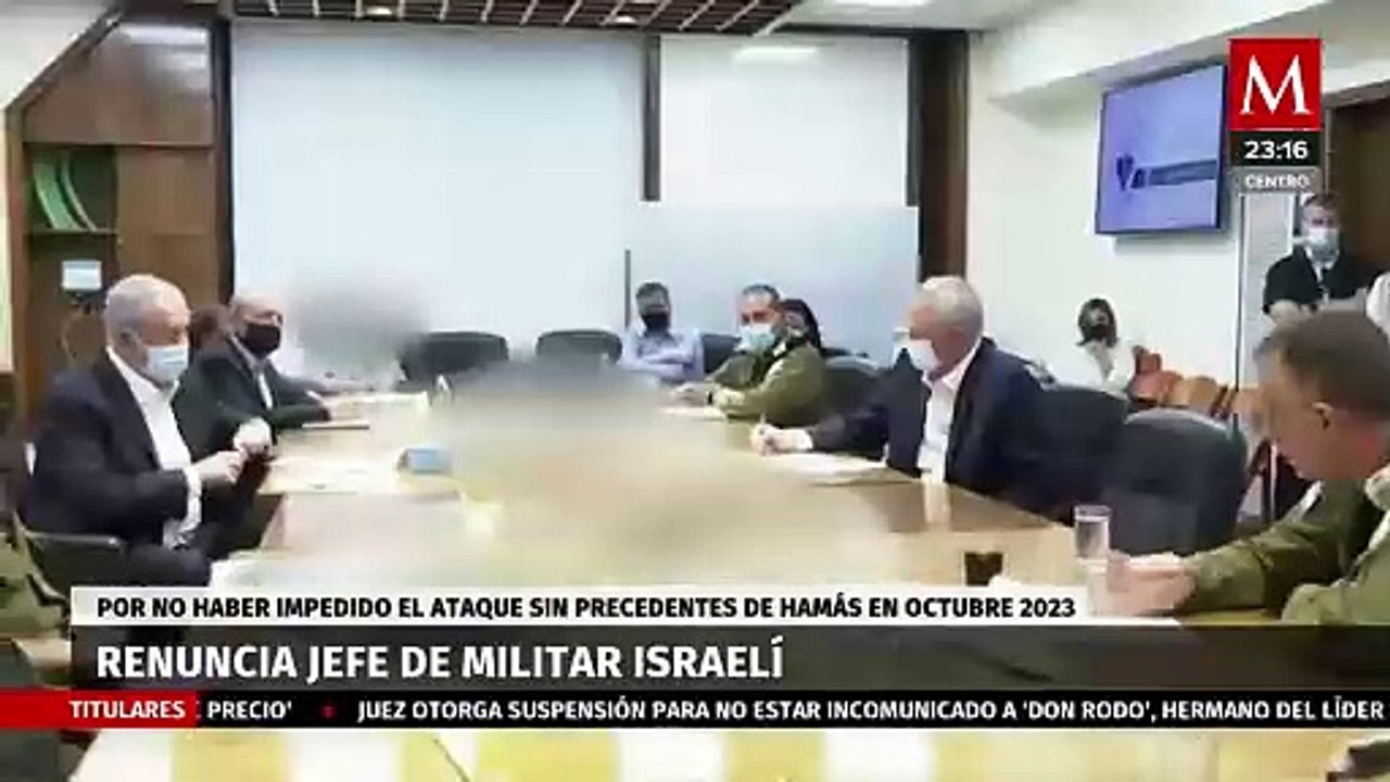 Jefe de inteligencia militar israelí deja su cargo por fallos en ataque a Gaza