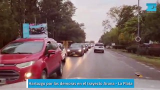Hartazgo por las demoras en el trayecto Arana - La Plata