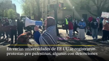Las protestas propalestinas en las universidades de EE UU