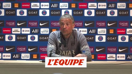 L. Enrique : «Avec notre effectif et notre budget, le titre c'est une obligation» - Foot - L1 - PSG