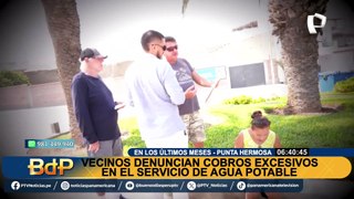 Punta Hermosa: vecinos denuncian cobros excesivos en recibos de agua