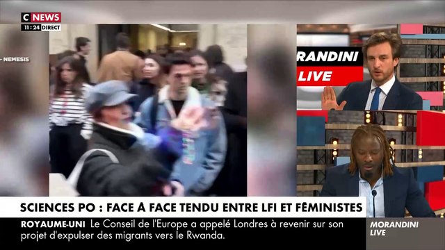 Grosse tension entre le rappeur Rost et un porte-parole du Rassemblement national, Andréa Kotarac, sur le plateau de Morandini Live : Je vous préviens, vous ne m’insultez pas comme ça ! - Regardez