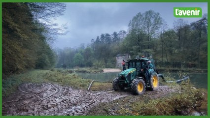 À Jenneret, le vignoble Ysabeau  lutte contre le gel grâce à l’aspersion d’eau