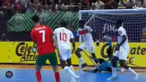 ملخص مباراة المغرب وأنغولا 5-1  المنتخب المغربي للفوتسال يكتسح أنغولا ويتوج باللقب الافريقي  (720p)