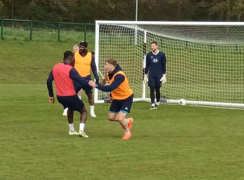 FC Halifax Town in training