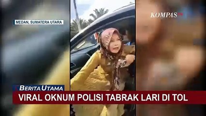 Viral! Oknum Polisi Tabrak Lari di Gerbang Tol Binjai, Sejumlah Saksi Tengah Diperiksa