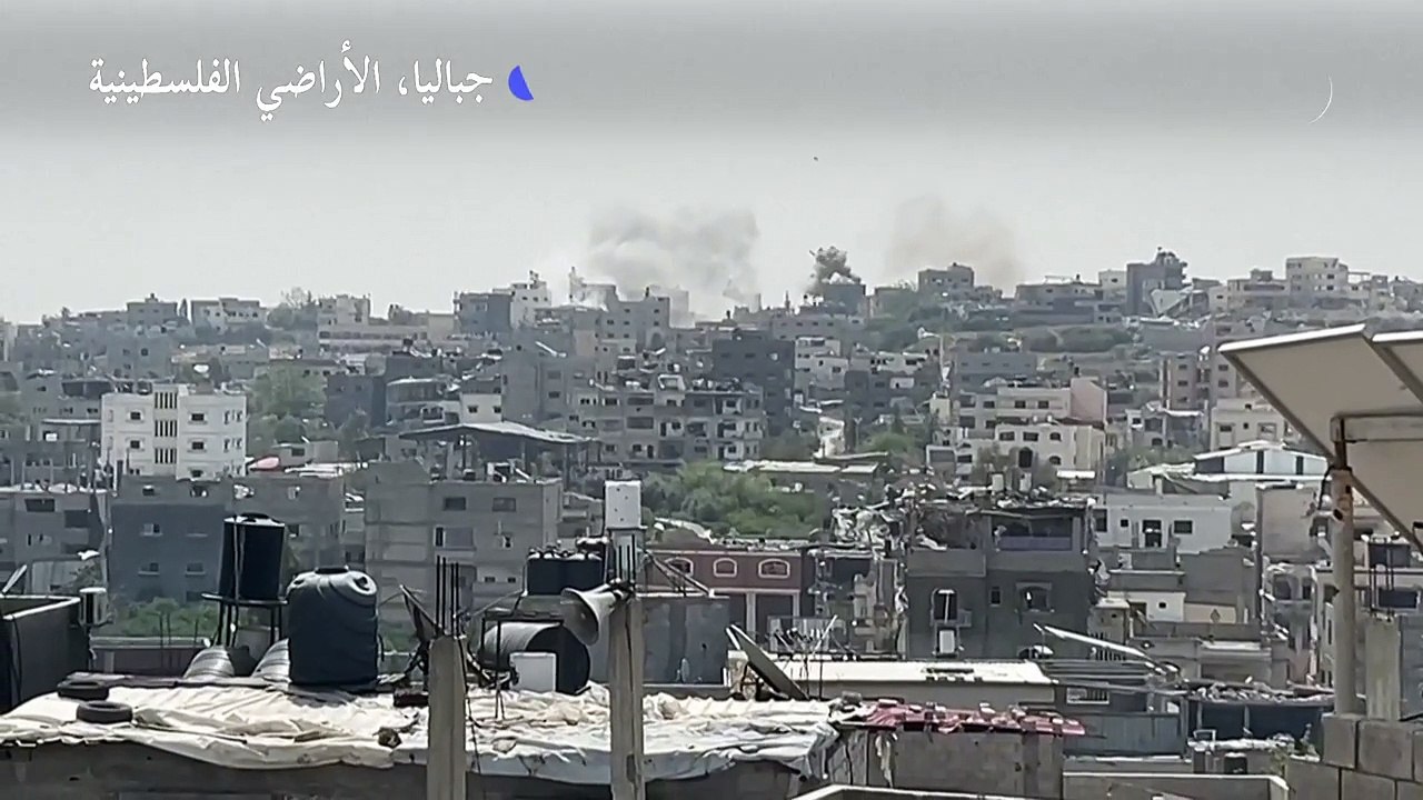 قصف على جباليا في شمال قطاع غزة مع دخول الحرب يومها الـ200