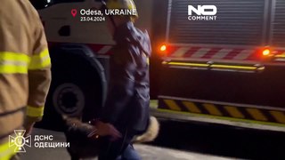 Watch: Russia strikes Odesa, injuring at least nine civilians