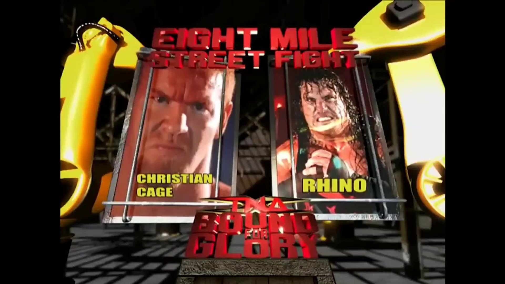 TNA Bound For Glory 2006 - Christian Cage vs Rhino (8 Mile Street