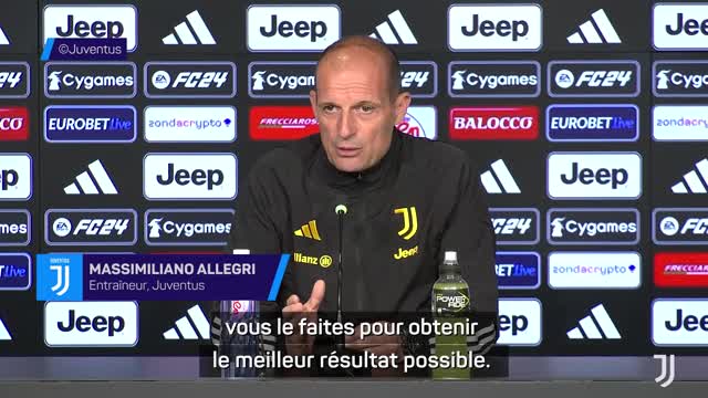 Juventus - Allegri : "Le mois où tout se décide"
