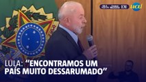 “Não se chega arrumando uma casa de uma vez. Encontramos um país muito desarrumado”, diz Lula em café com jornalistas