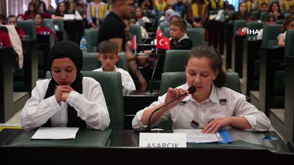 Samsun Büyükşehir Belediye Meclisi'nde söz hakkı çocukların
