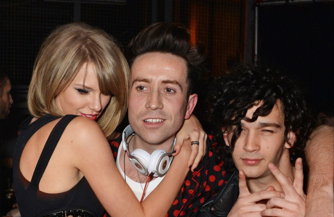 'That's not even Matty Healy that's me! Nick Grimshaw gets confused for Taylor Swift's ex