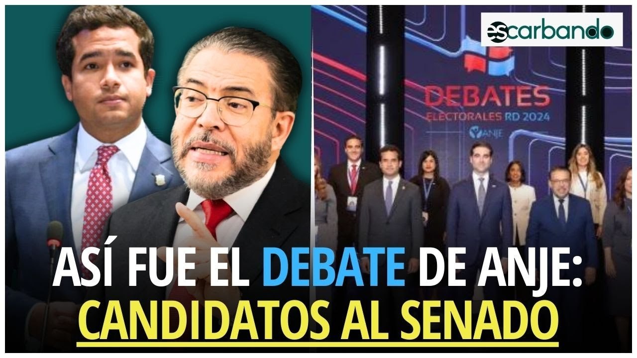 Análisis del primer día de debates de la ANJE: Candidatos al senado por el DN y Santiago