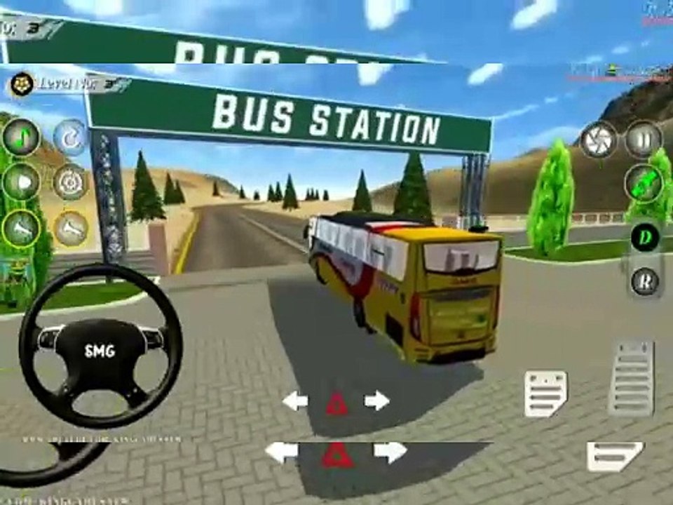 Bus driving gameplay video