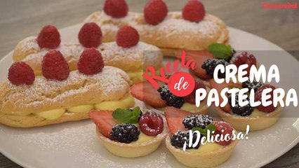 Receta de crema pastelera