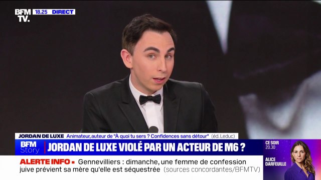 Jordan De Luxe raconte son viol par une personnalité publique dans un livre: J'avais peur qu'on me prenne pour un menteur