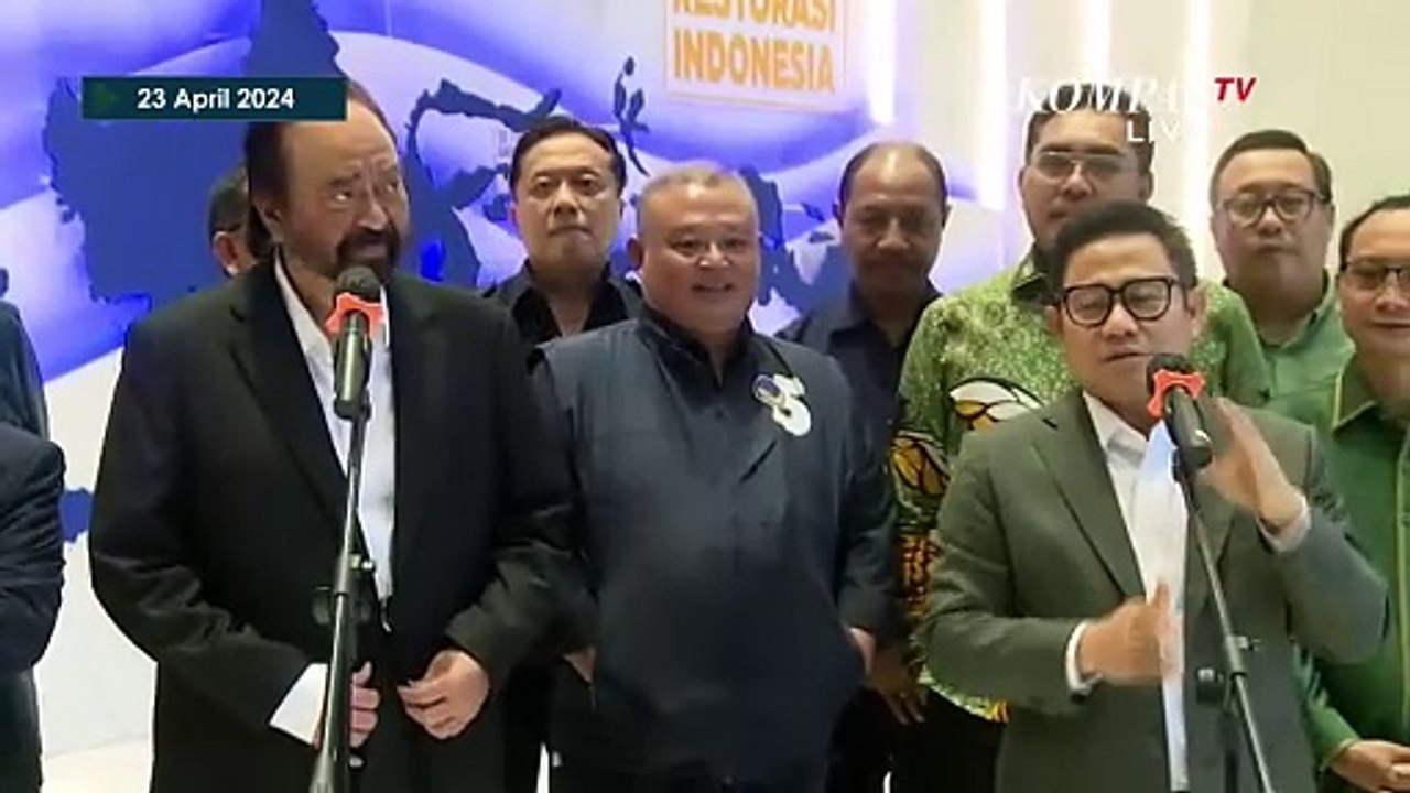 [FULL] Kata Surya Paloh dan Cak Imin Usai Bertemu di NasDem Tower, Bahas Soal Ini