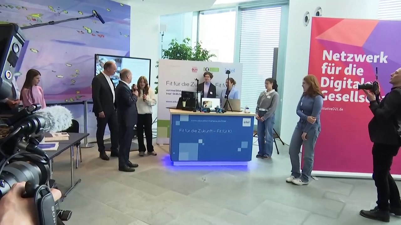 Girls' Day: Scholz empfängt Schülerinnen im Kanzleramt