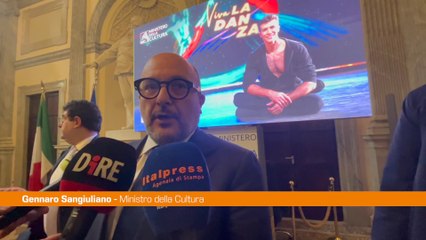 Sangiuliano "La danza ha un grande valore educativo"