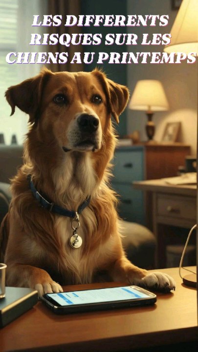 risques qu'il peut y avoir sur les chiens au printemps