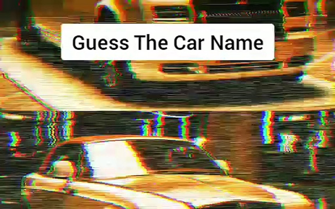 Guess The Car Name RR11739