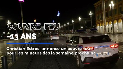 Nice, un couvre-feu instauré pour les moins de 13 ans